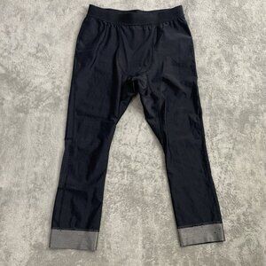 Ten Thousand 3/4 Tight Mens Small Black Workout Running Gym Training Baselayer